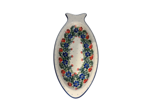 D74 Bunzlau ovale Serveerschaal 30x14,5cm 1535X